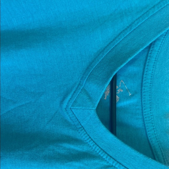 Beverly Hills Polo Club Turquoise Blue Short Sleeve Tees - Picture 3 of 4
